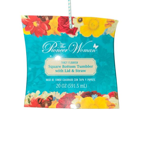 Pioneer Woman Fancy Flourish Square Bottom Tumbler
New With Tags (small flaw) - Picture 4 of 7